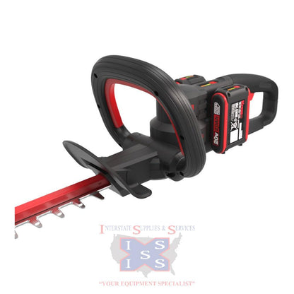 Kress 40V 24-inch Brushless Hedge Trimmer Kit.