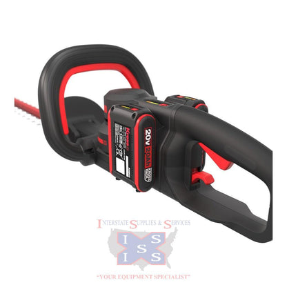 Kress 40V 24-inch Brushless Hedge Trimmer Kit.