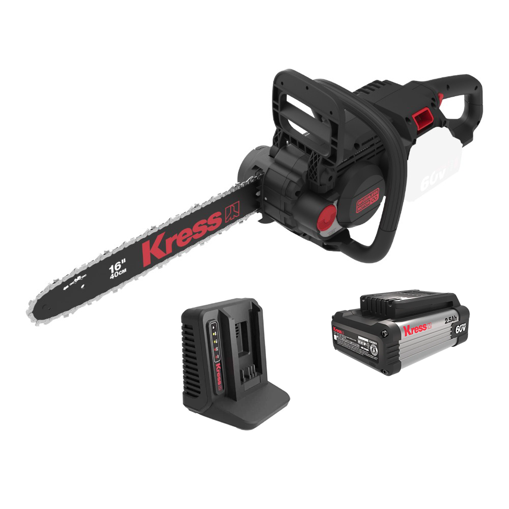 Kress 60V 16-inch Brushless Chainsaw Kit