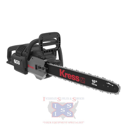 Kress 60V 18-inch Brushless Chainsaw Kit.