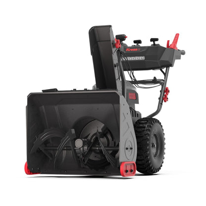 Kress 60V 24-inch 2-Stage Snow Thrower (2 x 5Ah Batteries + 8A Dual Port Charger)