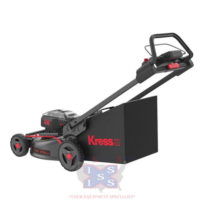 Kress 60V 21-inch Steel Deck Push Mower Kit.