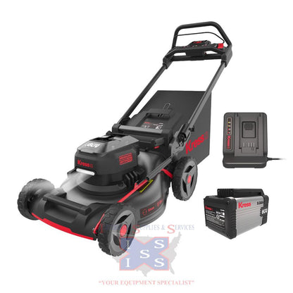 Kress 60V 21-inch Steel Deck Push Mower Kit.