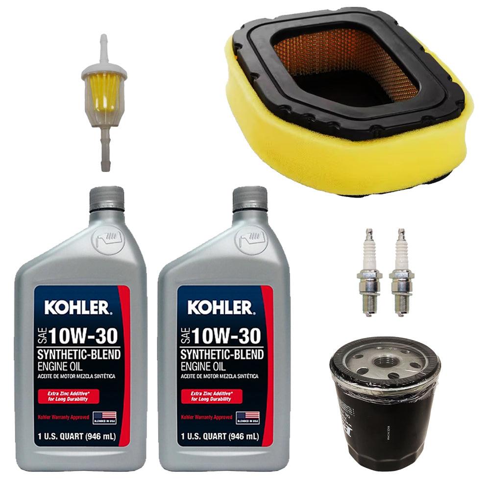 Proven Part Tune Up Service Oil Kit For Kohler Courage SV710-SV740 20-27Hp Twin Cylinder