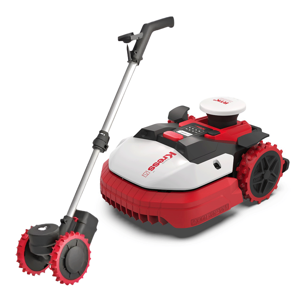 Kress KR161 1/4 Acre RTKn Robotic Mower Special + Free Mapping Cart