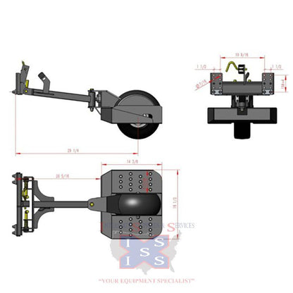 One-Wheel Lift & Latch Sulky (MS2006N).