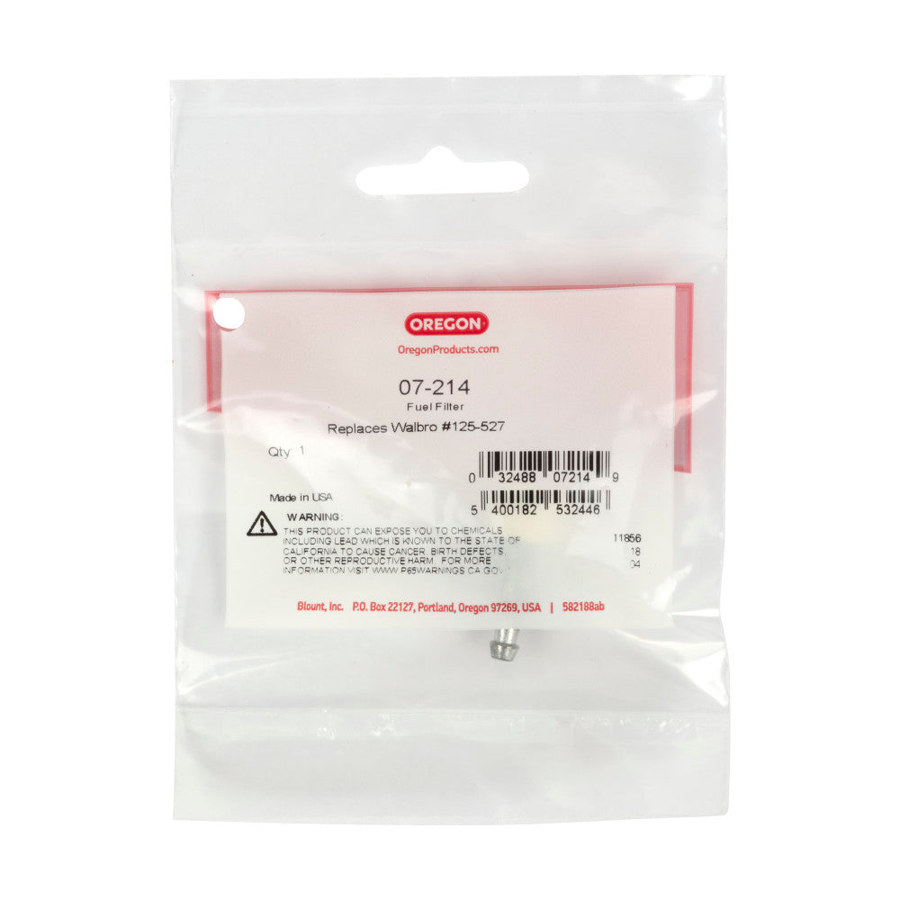 Oregon Walbro Fuel Filter Assembly 07-214