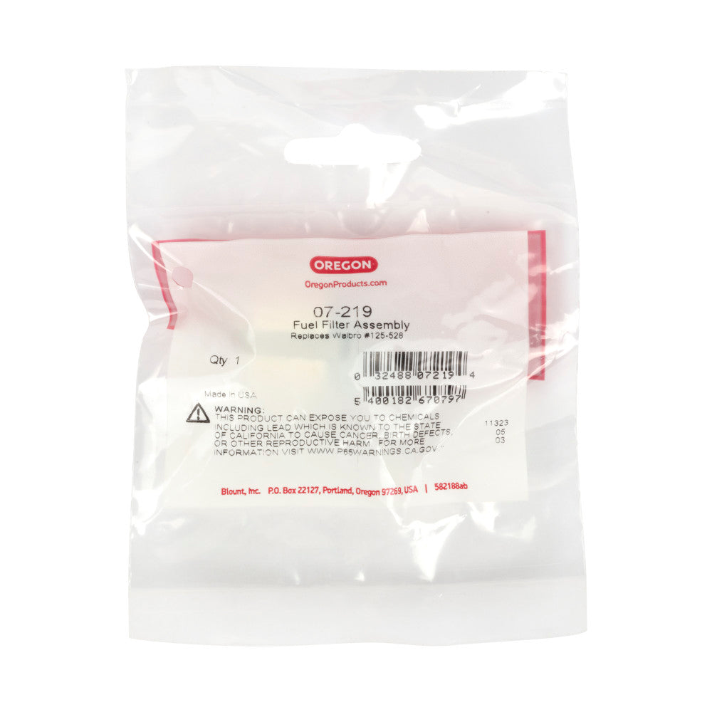Oregon Walbro Fuel Filter 07-219