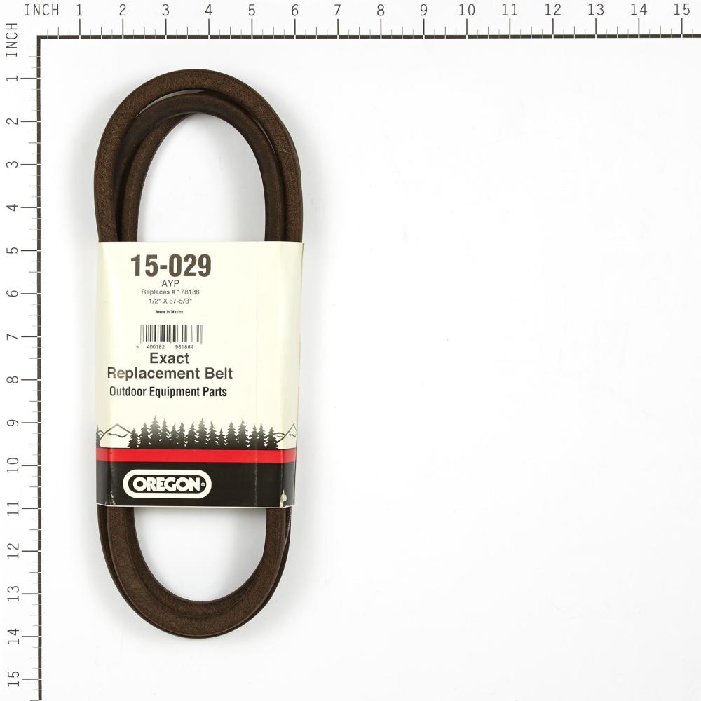 Oregon AYP Belt (178138, 1/2" x 87-5/8") 15-029