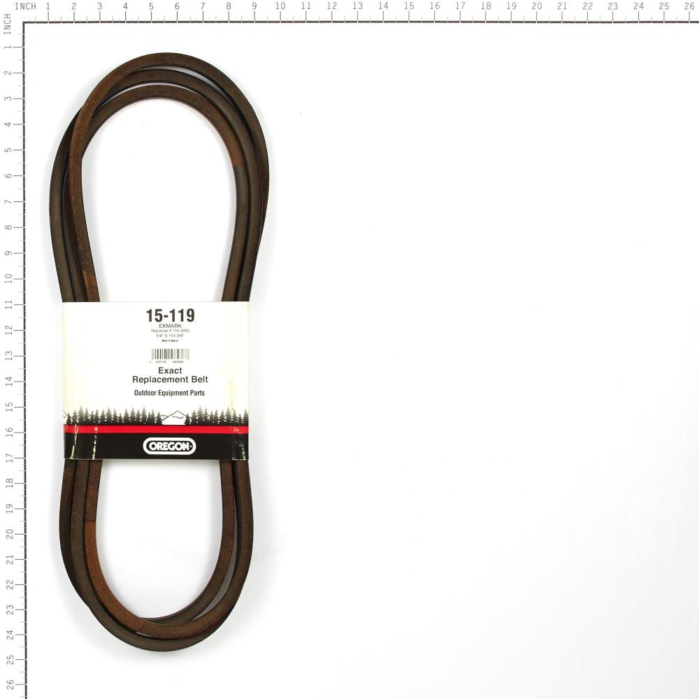 Oregon Exmark Replacement Belt (116-3455, 5/8" x 153") 15-119
