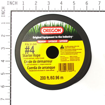 Oregon No. 4 Premium Starter Rope (200' Reel) 31-240