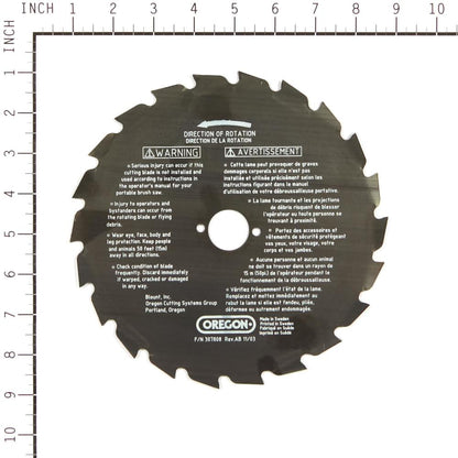 Oregon 8" 22-Tooth Maxi Brush Blade 41-935