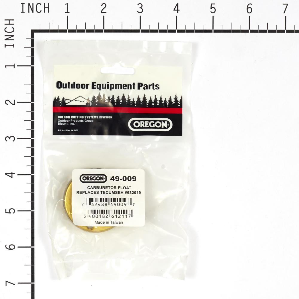 Oregon Tecumseh Carburetor Float 49-009