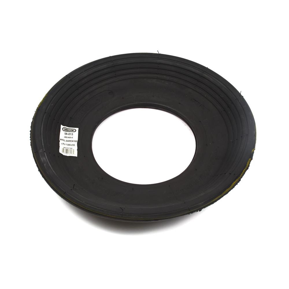 Oregon 4.80/4.00-8 Wheelbarrow Rib Tire (4-Ply) 58-013