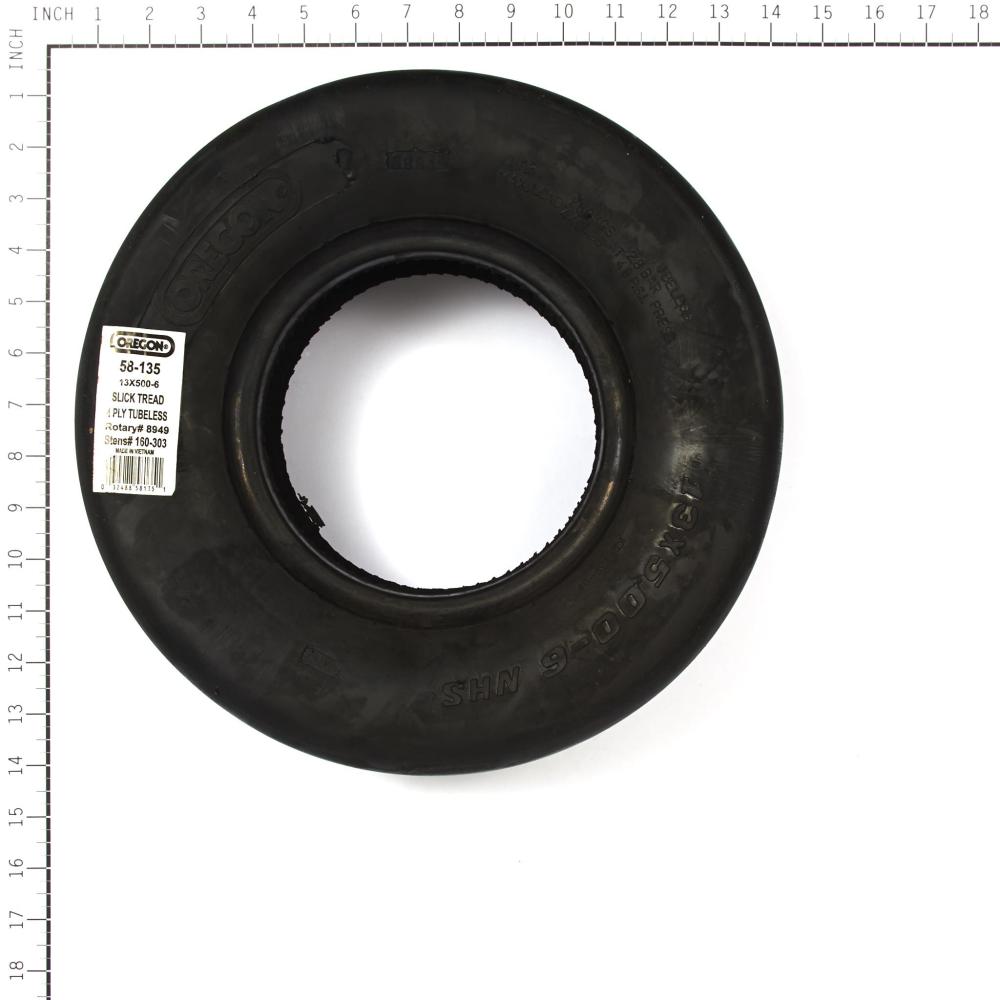 Oregon 13x5.00-6 Smooth Tread Tire 58-135