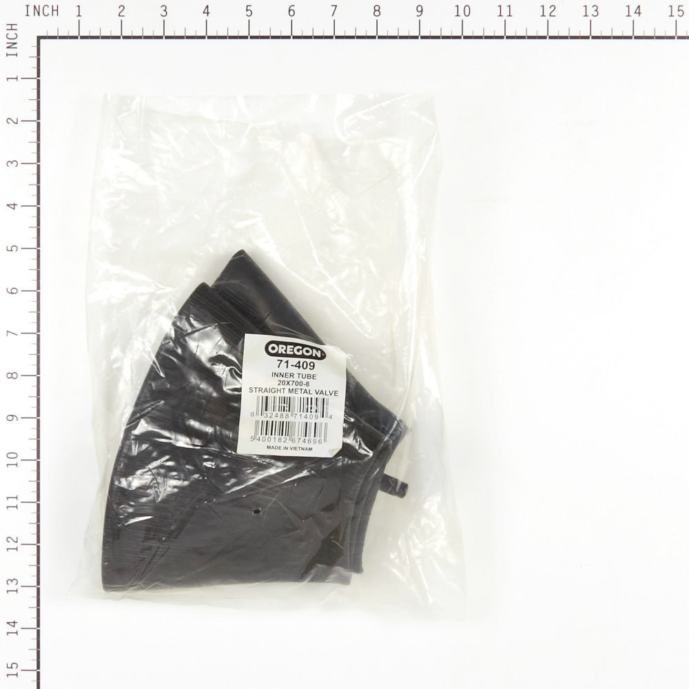 Oregon 20x7.00-8 Inner Tube with Straight Valve 71-409