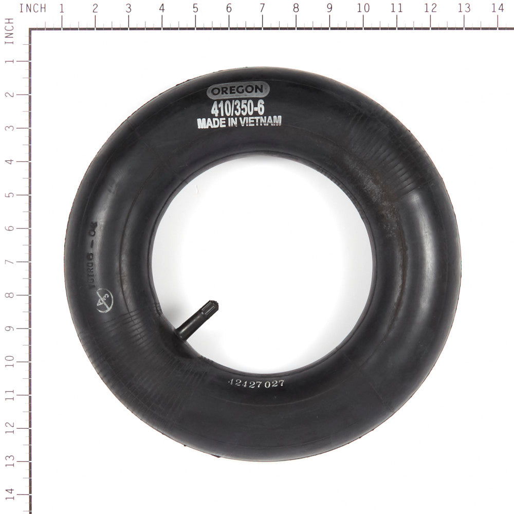 Oregon 410/350-6 Inner Tube with Straight Valve 71-610