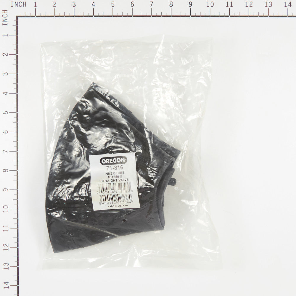 Oregon 16x6.50-8 Inner Tube with Straight Valve 71-816