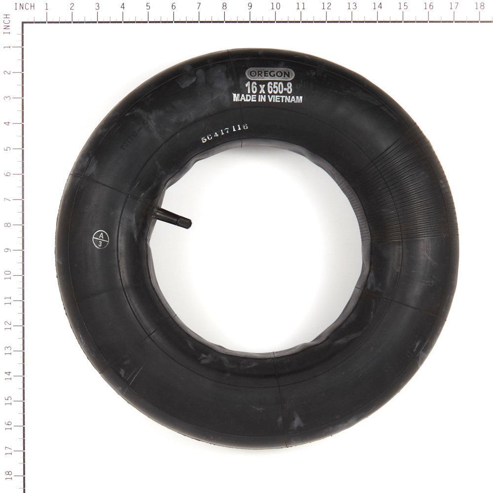 Oregon 16x6.50-8 Inner Tube with Straight Valve 71-816
