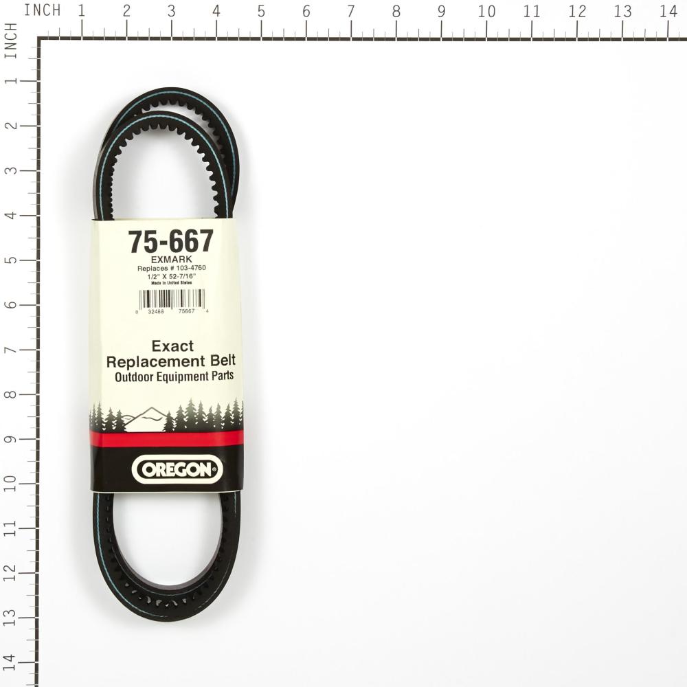 Oregon Exmark Belt (103-4760, 1/2" x 52") 75-667