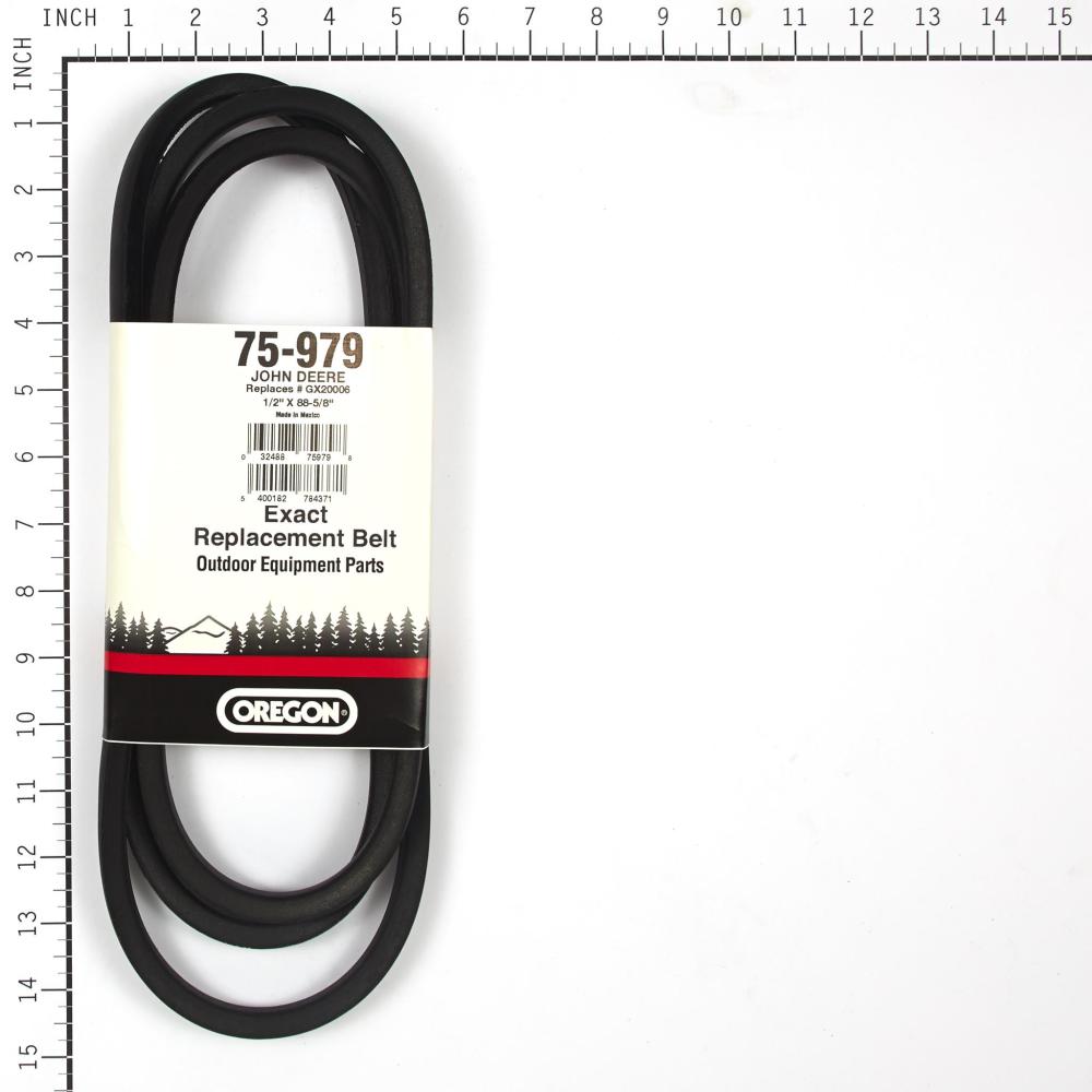 Oregon John Deere Belt (GX20006, 1/2") 75-979