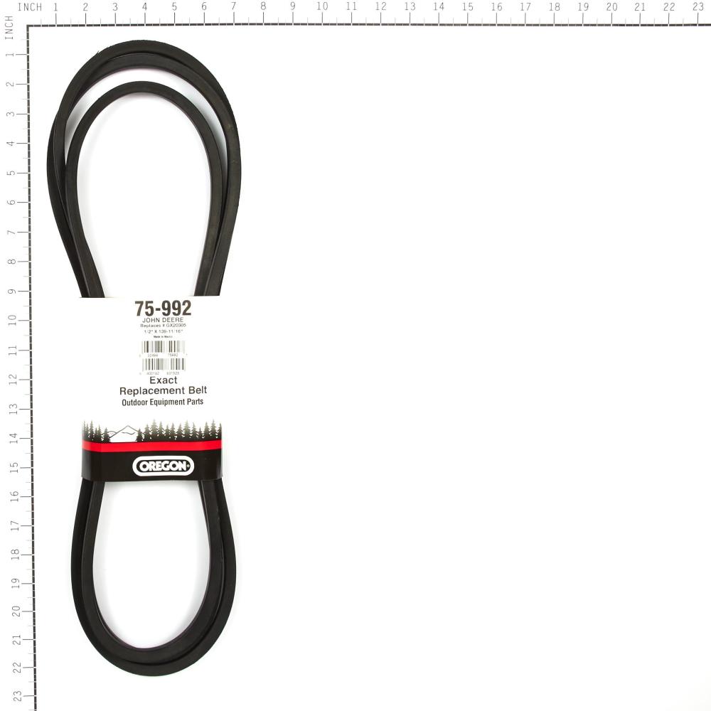 Oregon John Deere Replacement Belt (GX20305, 1/2") 75-992