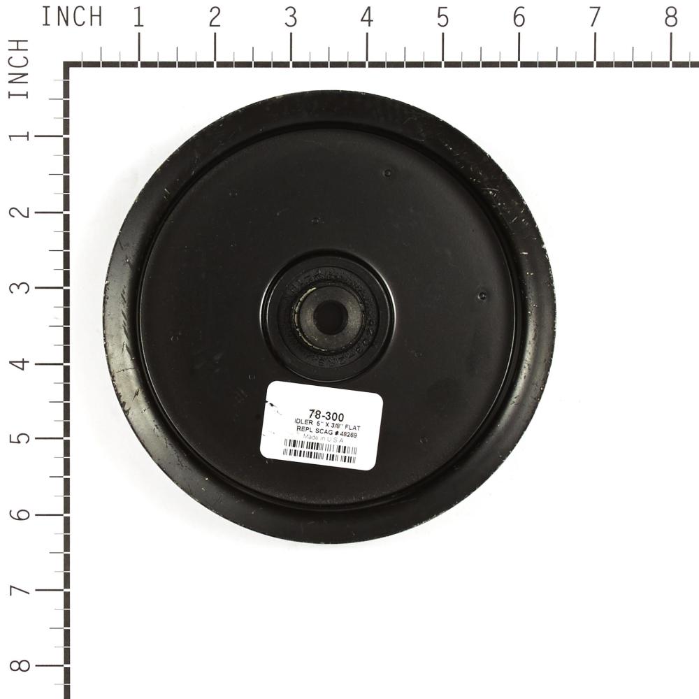 Oregon Scag 5" x 3/8" Flat Idler Pulley 78-300