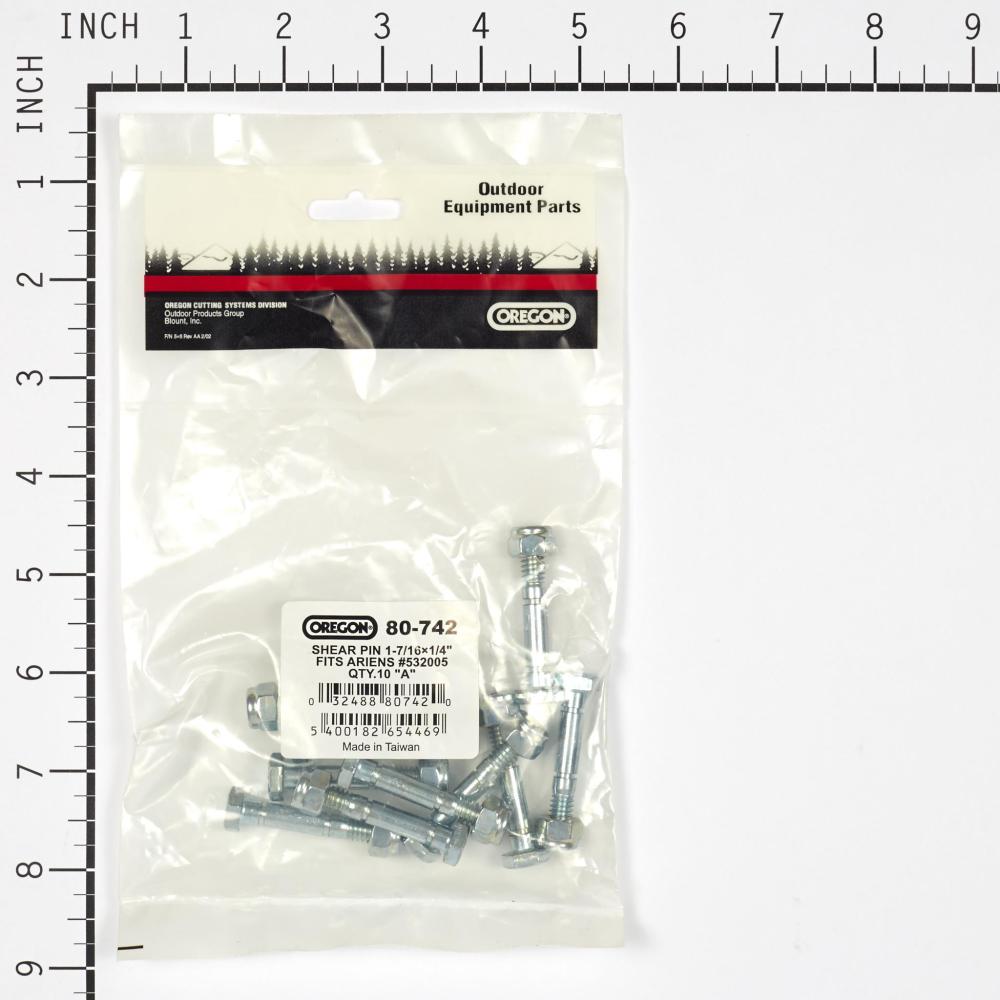 Oregon Ariens Shear Pin (1-7/16" x 1/4") 80-742
