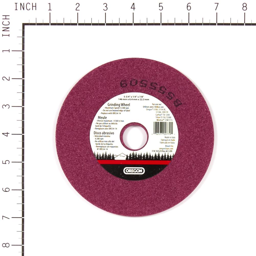 Oregon 1/4" Grinding Wheel for Full Pitch Chain OR534-14A