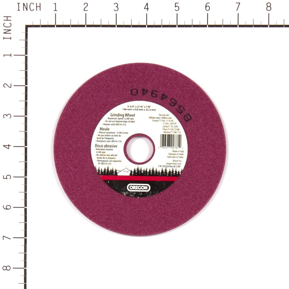 Oregon Carded Grinding Wheel (3/16") OR534-316A