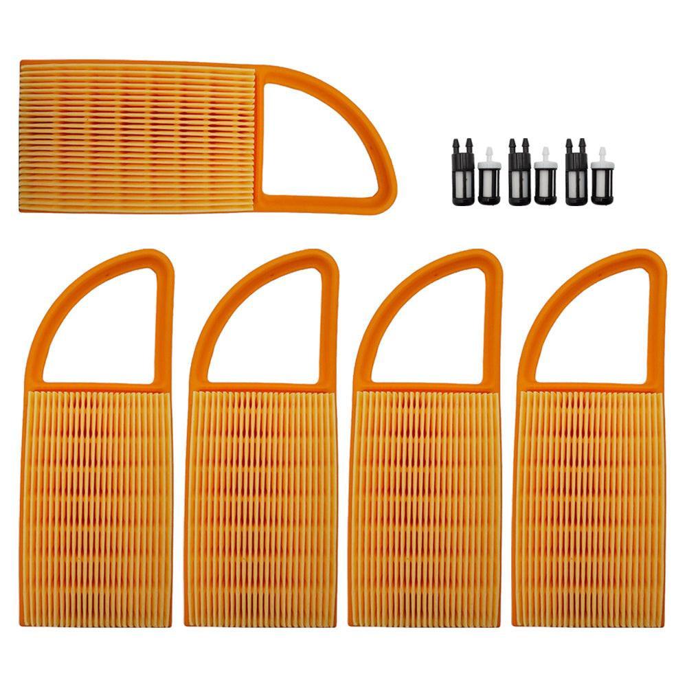5PK Air Filter With Fuel Filters For Stihl BR500 BR600 BR700 Fits 4282 141 0300