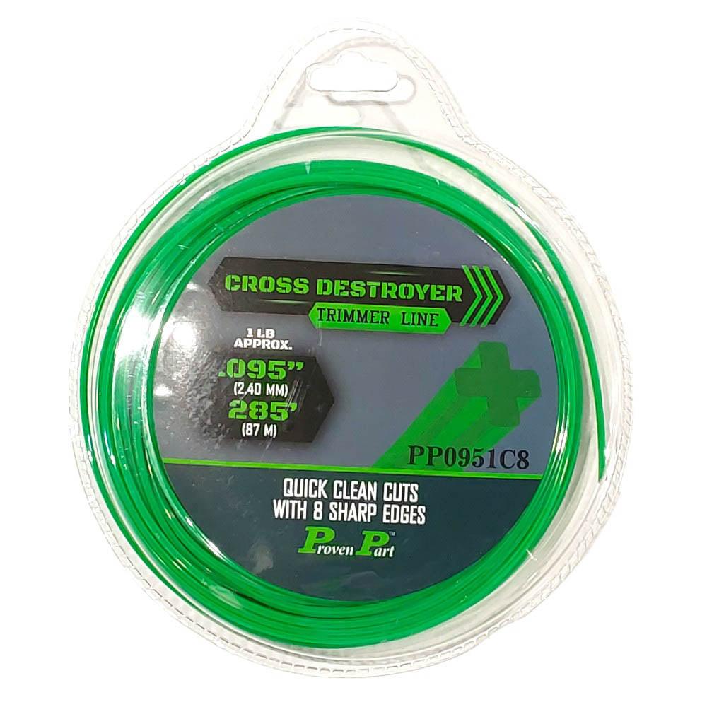 Proven Part Cross Destroyer 8 Sided Professional Trimmer Line .095 1Lb.