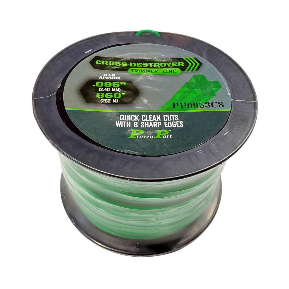 Proven Part Cross Destroyer 8 Sided Professional Trimmer Line .095 3Lb.