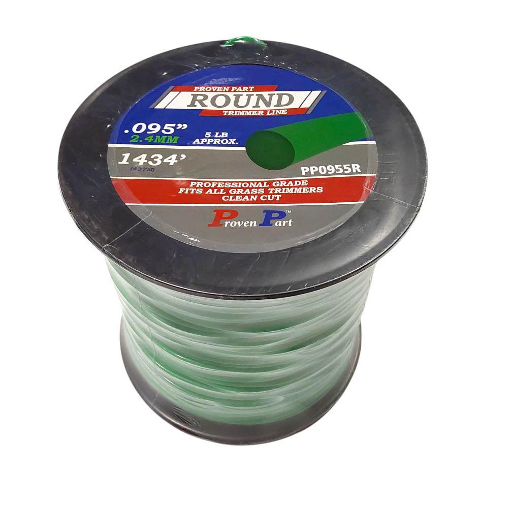 Proven Part Round Professional Grade Trimmer Line .095 5Lb Size.