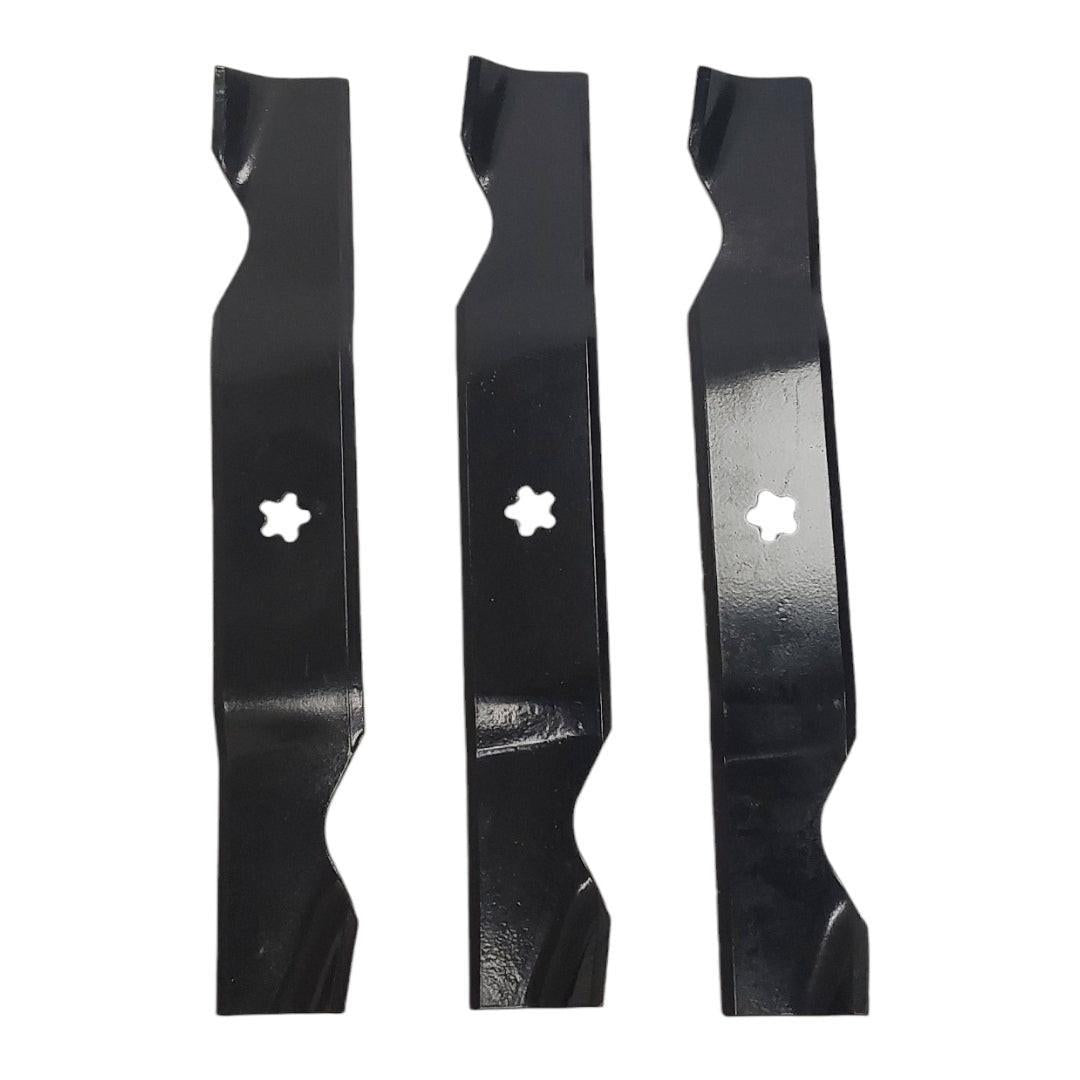 Proven Part 3 Pack Of High Lift Mower Blade Fits 532187256