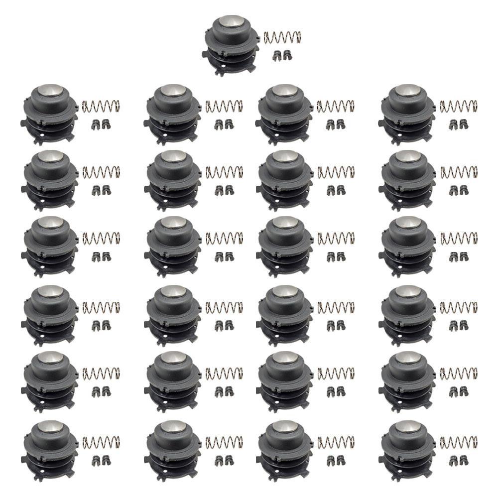 Proven Part 25-Trimmer Spools w/ Metal Caps 25-Springs 50- Eyelets Fit 4002 710 4321, 0000 997 1501, 4002 713 3017, 4003 713 8301