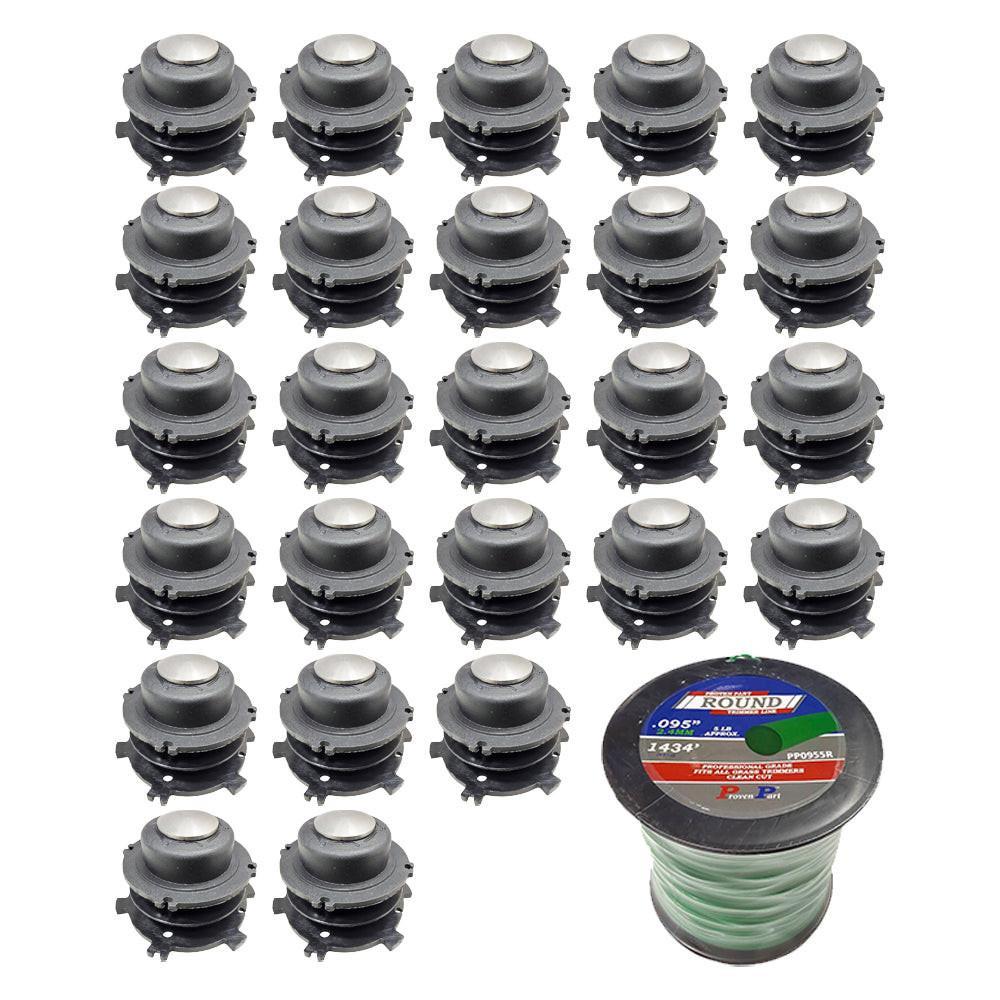 (25) Trimmer Spools & Line Fits 27-2 and 25-2 For Stihl 4002 713 3017 4002 710 4321