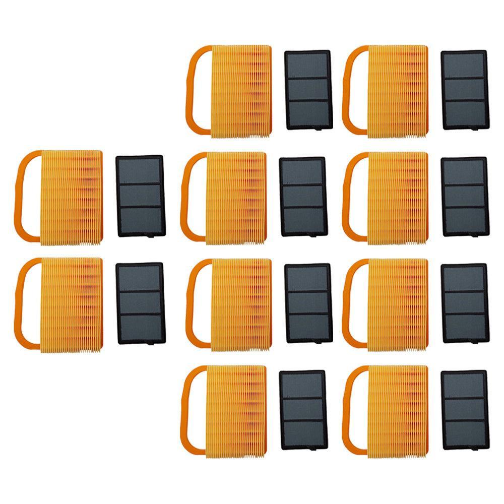(10) Pack Air Filter Kit For Stihl TS410 TS420 TS480 TS500 Concrete Circular Cut-Off Chop Saw