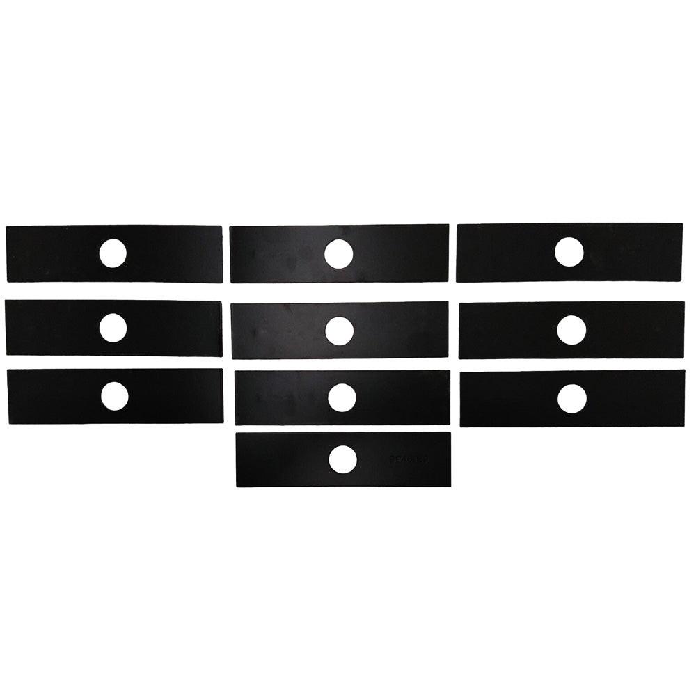 10 Pack Edger Blades For Husqvarna Edger, 8x2 - 1 Inch Center Hole, Fits 578392802