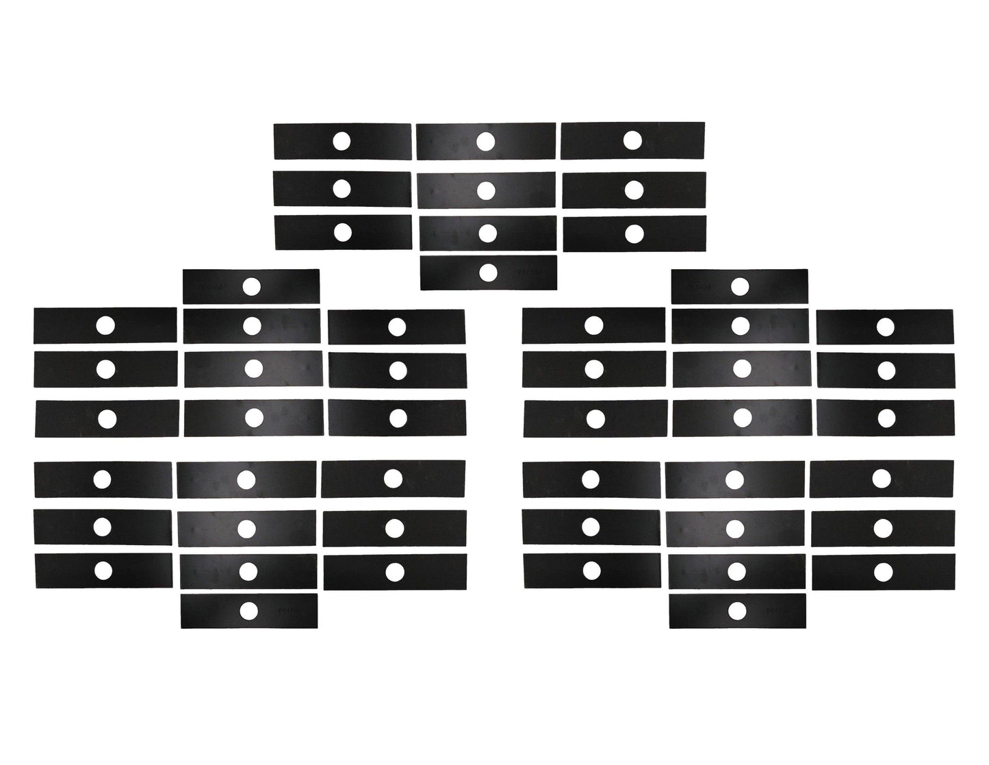 50 Pack Edger Blades For EGO 56V Edger, 8x2 - 1 Inch Center Hole, Fits Models EA0800 ME0801 ME0800