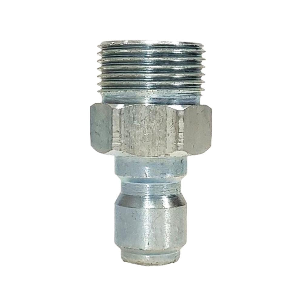 Proven Part Quick Connect Coupler Plug 3/8" Steel Plug X M22 Male Threads.