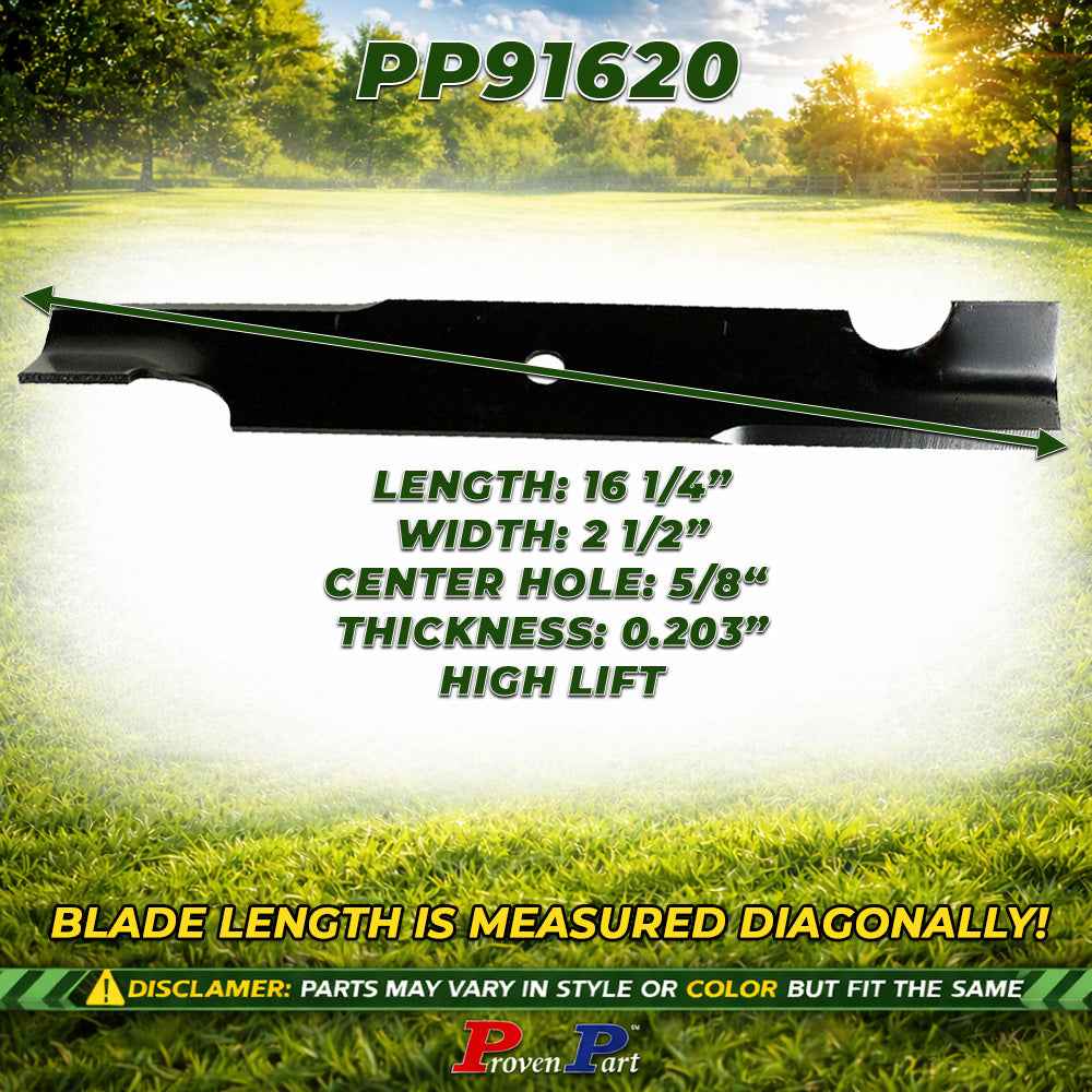 24 PK Proven Part High Lift Mower Blades Fit Scag 481710 7075771