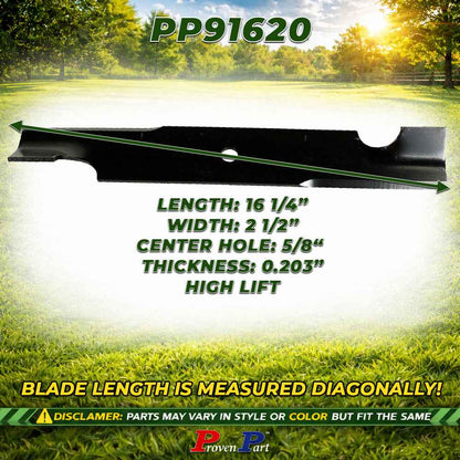 24 PK Proven Part High Lift Mower Blades Fit Scag 481710 7075771