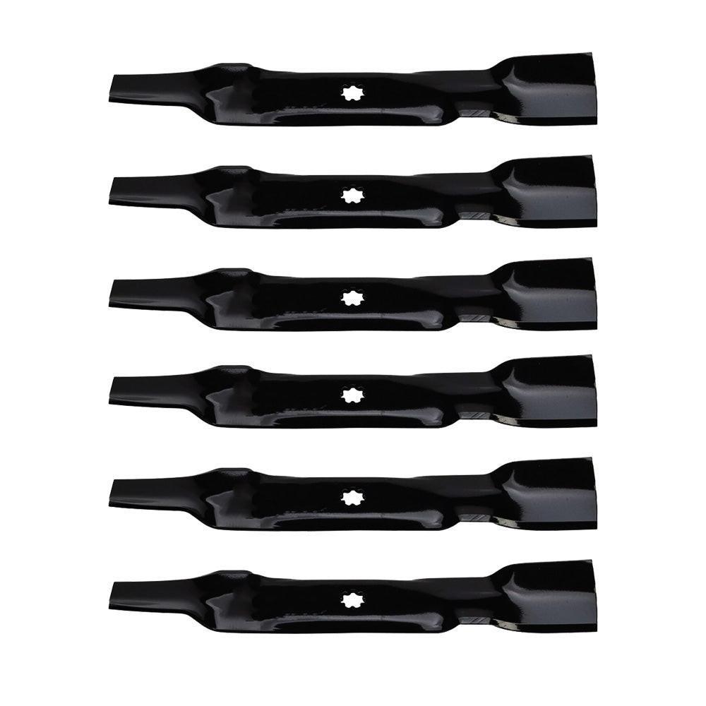 (6) Deck Blade For John Deere 145 155C D140 D150 D160 LA130 LA140 GX21784 GY20852