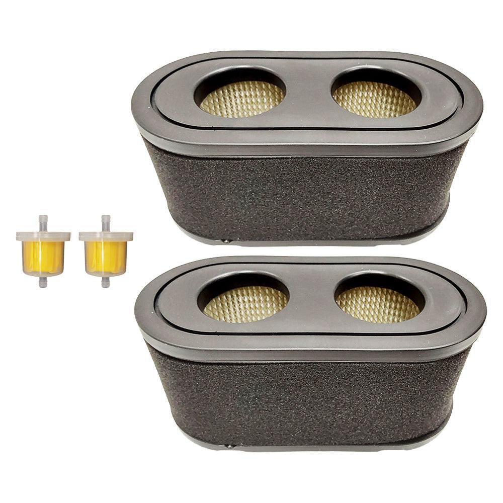 2 PK Air Filter and Fuel Filter Combo For Toro TimeCutter Riding Mower 42" 50" V-Twin Engine 127-9252