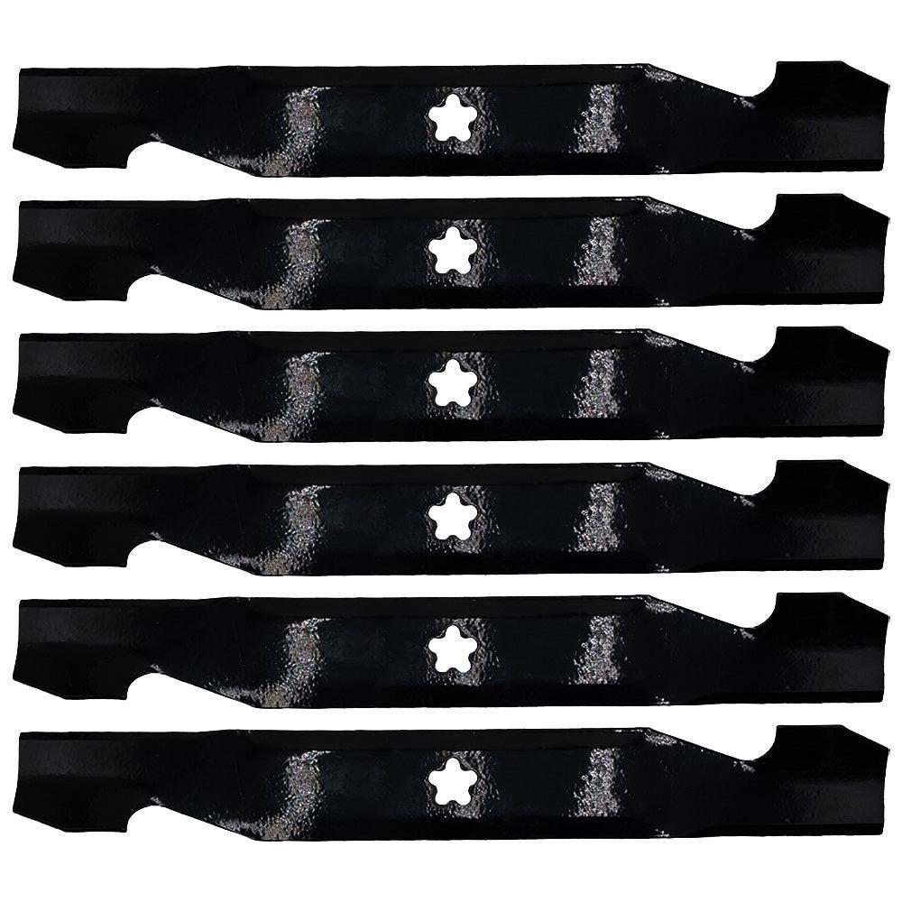 (6) Proven Part High Lift Blades Fit Husqvarna 532137380, 340149, 137380, 156468, 302436