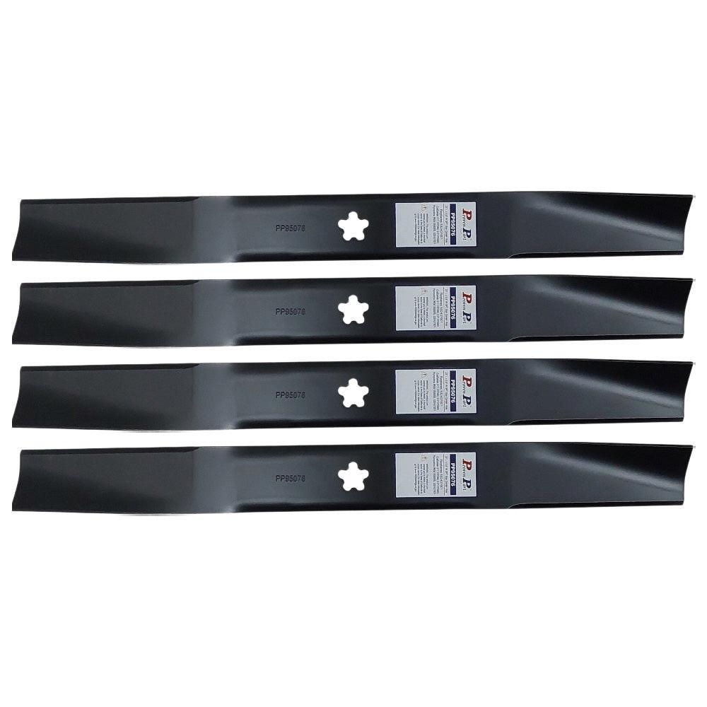4x Proven Part Medium Lift Blade 22In Fits Husqvarna 22" Deck Walk-behind mowers: 7022, 7022F, 7022KR, 8522, HD700L, HD800HW, HD775HW, HU775AWD, HU800HW, HD600L, 7022R, HD725E, HU675AWD, HU600F