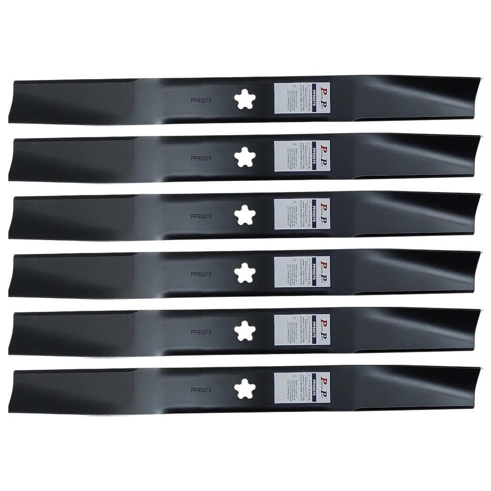 6x Proven Part Medium Lift Blade 22In Fits Husqvarna 22" Deck Walk-behind mowers: 7022, 7022F, 7022KR, 8522, HD700L, HD800HW, HD775HW, HU775AWD, HU800HW, HD600L, 7022R, HD725E, HU675AWD, HU600F