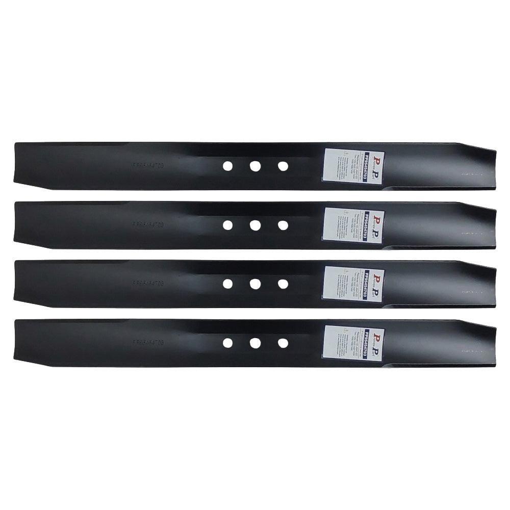 Proven Part 4x Mulching Blade For Toro 22In Recycler Walk-Behind Mowers (2002 & Newer, with steel decks): 20332, 20333, 20334, 20337, 20337HD, 20339, 20340, 20353, 20355, 20357, 20370, 20371, 20372, 20373, 20012, 20047, 065,  20067, 20068, 20069