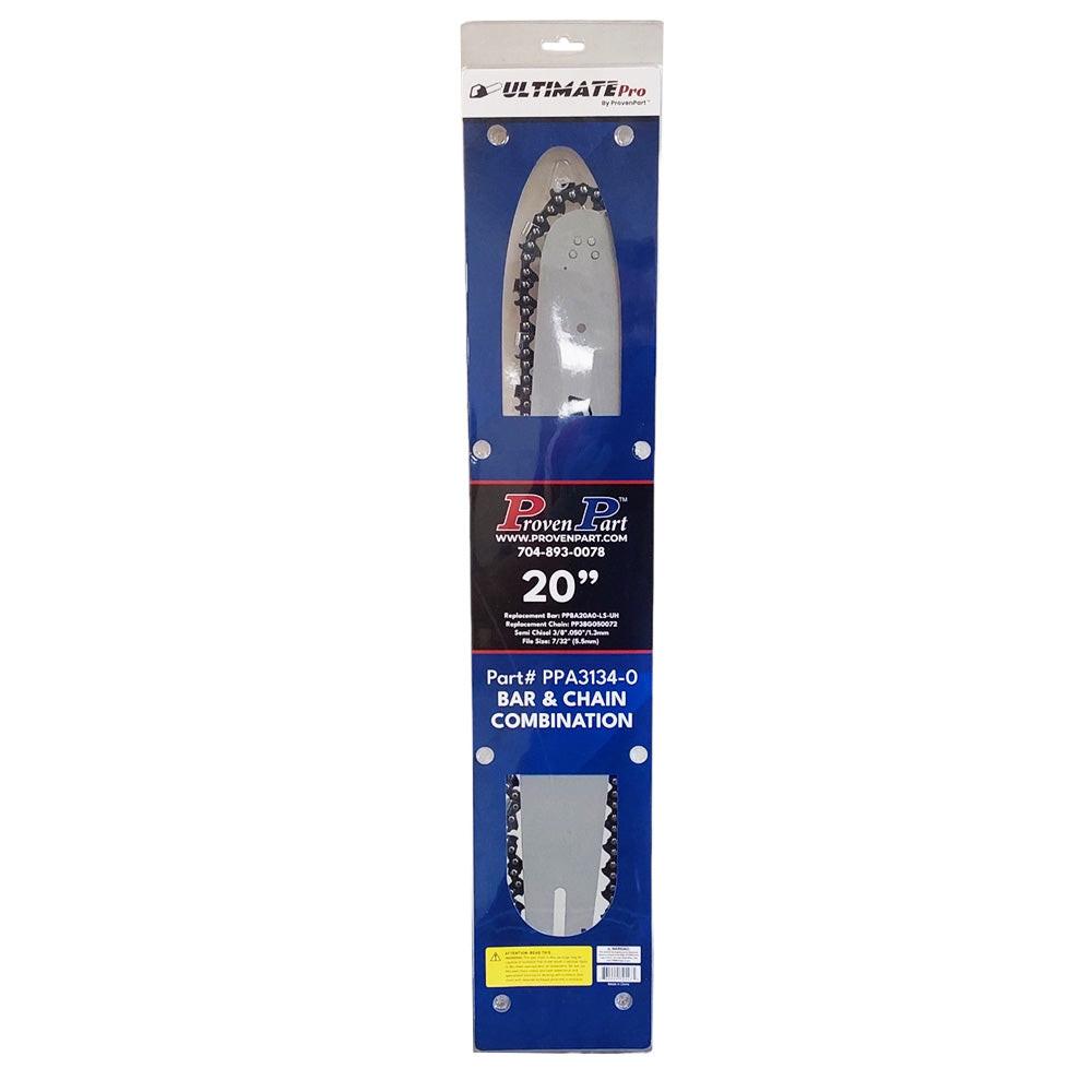 Proven Part 20" Bar & Chain For Husqvarna 455 460 359 257 55 357 PP4818 PP5020 3/8" .050" 72DL.